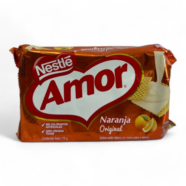 Galleta Wafer Amor Naranja 100g