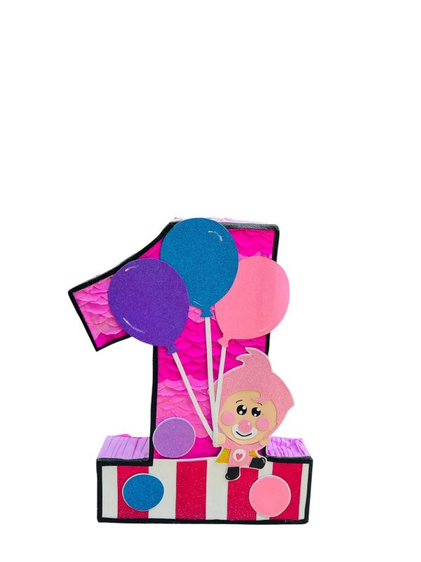Piñata personalizada de número 70 cm