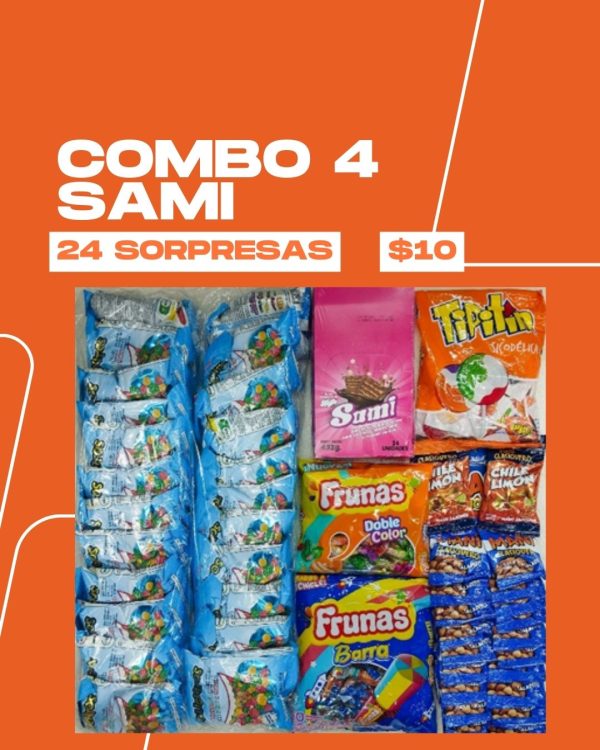 COMBO 4 SAMI 24 SORPRESAS