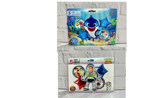 Set de Globos de 5 piezas