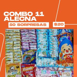 COMBO 11 ALECNA 50 SORPRESAS