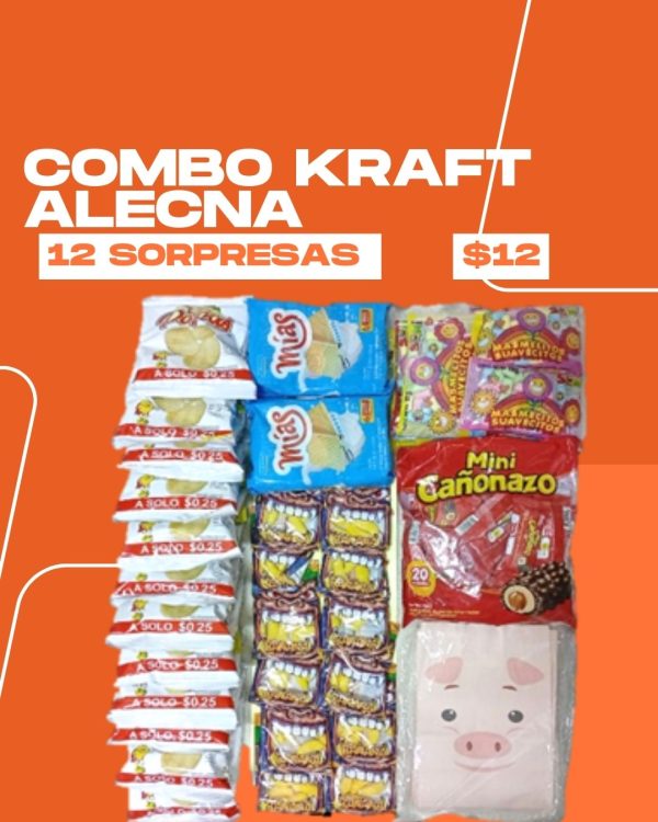 COMBO KRAFT ALECNA 12 SOPRESAS