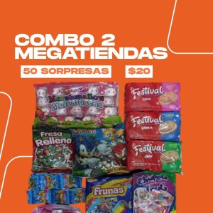 Combo 2 MEGATIENDAS 50 SORPRESAS