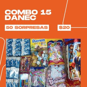 COMBO 15 DANEC 50 SORPRESAS