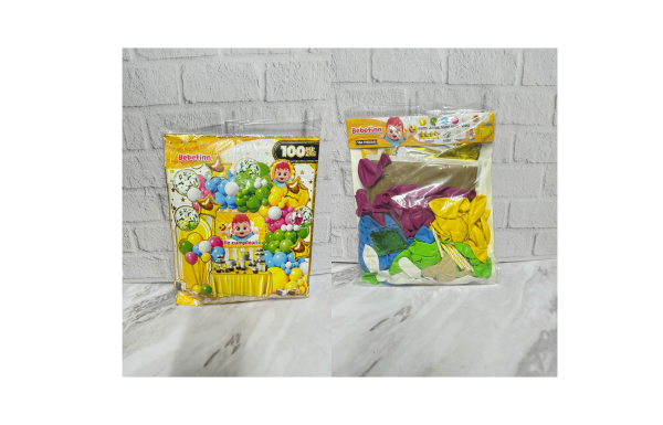 Set de Globos Tematica personaje 100 pcs