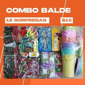 COMBO BALDE 12 SORPRESAS
