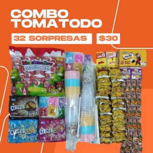 COMBO TOMATODOS 32 SORPRESAS