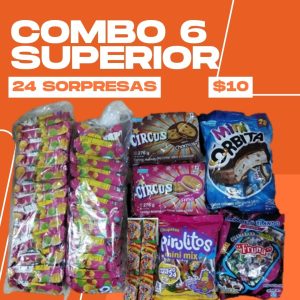 COMBO 6 SUPERIOR 24 SORPRESAS