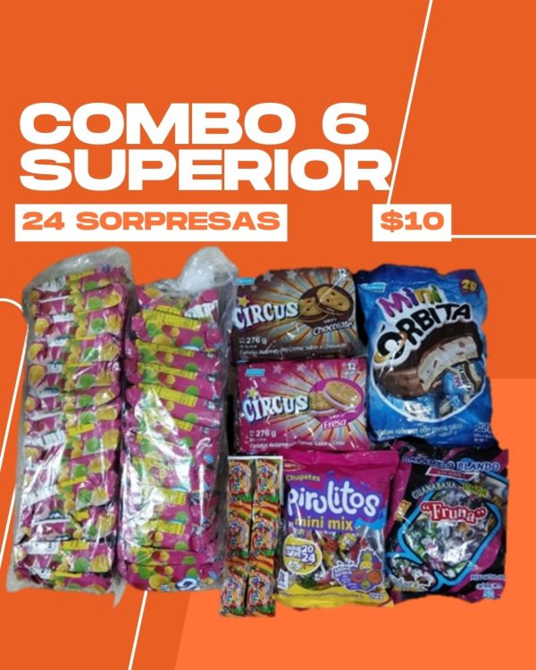COMBO 6 SUPERIOR 24 SORPRESAS
