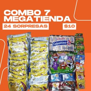COMBO 7 MEGATIENDAS 24 SORPRESAS